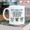 Happy Father's Day Thank You For Being My Dad Dog Coffee Mug TA29 888248