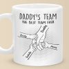 Happy Father's Day To The Best Dad Ever - Family Personalized Custom Mug - Father's Day, Gift For Dad, Grandpa