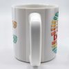 Happy Father's Day To The Best Dad We Love You, Footprints and Letters - Personalized Custom Coffee Mug - DAD038_MG