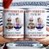 Happy Father's Day, You're My Favourite Parent Until Mother's Day 2026, Cartoon Characters - Personalized Custom Coffee Mug - DAD162_MG