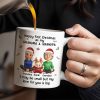 Happy First Christmas As My Grandma & Grandpa Mug - Personalized Custom Coffee Mug - FAM772_MG