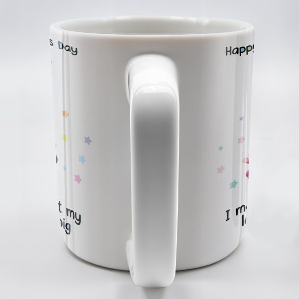 Happy First Father's Day as my DADDY, Love is Big - Personalized Custom Coffee Mug - DAD170_MG