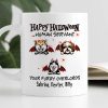 Happy Halloween Human Servant Peeking Devil Dogs Personalized Mug