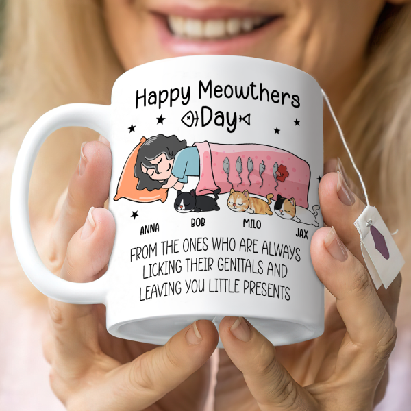 Happy Meowthers Day, Meow Lover White Mug