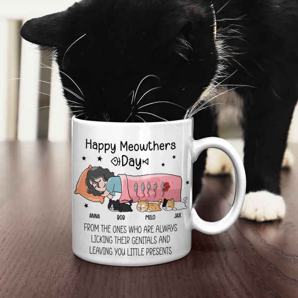 Happy Meowthers Day, Meow Lover White Mug