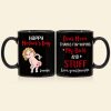 Happy Mother's Day, Gift For Mom, Personalized Mug, Butt Mug, Mother's Day Gift