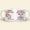 Happy Mother's Day, Gift For Mom, Personalized Mug, Funny Butt Mug, Mother's Day Gift