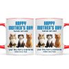 Happy Mother's Day Human Servant - Personalized Mug - Unique Gift for Cat Moms