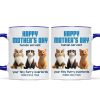 Happy Mother's Day Human Servant - Personalized Mug - Unique Gift for Cat Moms