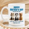 Happy Mother's Day Human Servant - Personalized Mug - Unique Gift for Cat Moms