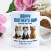 Happy Mother's Day Human Servant - Personalized Mug - Unique Gift for Cat Moms
