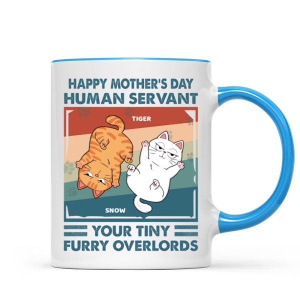 Happy Mother's Day Human Servant Retro Personalized Mug