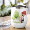 Happy Mother's Day, Personalized Couple Coffee Mug Wine Tumbler Accent Mug