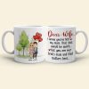 Happy Mother's Day, Personalized Couple Coffee Mug Wine Tumbler Accent Mug