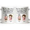 Happy Mother's Day Thank You Mom Newspaper Cartoon - Personalized Custom Coffee Mug - MOM146_MG