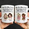 Happy Mother's Day Thank You Mom Newspaper Cartoon - Personalized Custom Coffee Mug - MOM146_MG