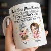 Happy Mother's Day Thank You Mom Newspaper Cartoon - Personalized Custom Coffee Mug - MOM146_MG