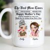 Happy Mother's Day Thank You Mom Newspaper Cartoon - Personalized Custom Coffee Mug - MOM146_MG