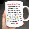 Happy Mother's Day To The One Who Gets To Feed Me And Walk With Me, Dog And Heart - Personalized Custom Coffee Mug - DOG035_MG