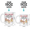 Happy Pawlidays - Dog & Cat Personalized Custom Mug - Christmas Gift For Pet Owners, Pet Lovers