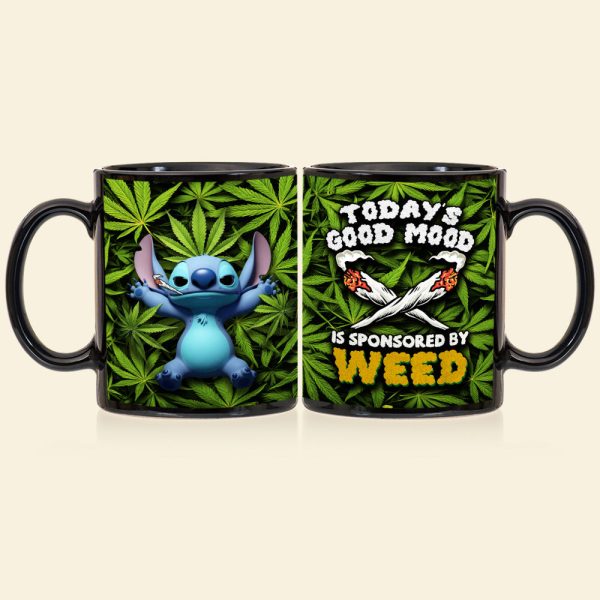Happy Tropical Alien Coffee Mug - Personalized Gifts For Weed Lovers 02TODT090625