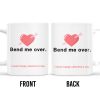 Happy Valentine's Day Heart And Arrow Design - Personalized Custom Coffee Mug - CPL131_MG