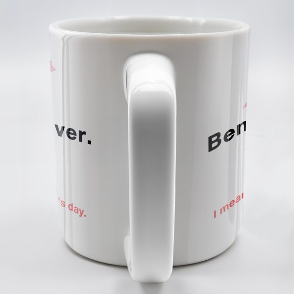 Happy Valentine's Day Heart And Arrow Design - Personalized Custom Coffee Mug - CPL131_MG