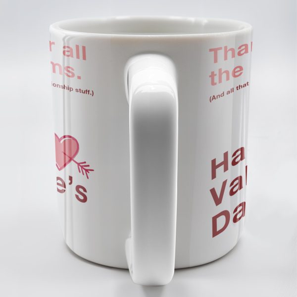 Happy Valentine's Day Love and Relationship Moments Mug - Personalized Custom Coffee Mug - CPL130_MG