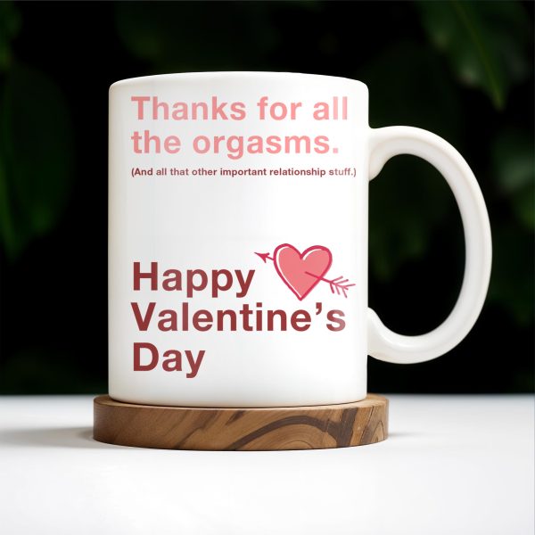 Happy Valentine's Day Love and Relationship Moments Mug - Personalized Custom Coffee Mug - CPL130_MG