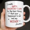 Happy Valentine's Day, My Wiener - Personalized Custom Coffee Mug - CPL1321_MG