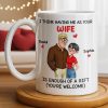 Having Me As Your Wife Is Enough Of A Gift - Personalized Custom Coffee Mug - CPL1343_MG