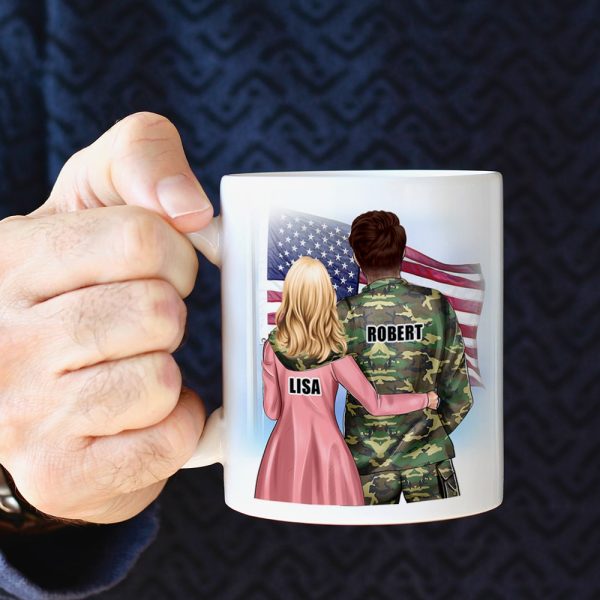 He Is The Fire In My Heart-Personalized Coffee Mug - Gift For Couple- 04ntqn040323tm