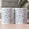 He Left The 99 To Find Me - Lost Sheep Toile De Jouy - Personalized Mug