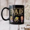 Heart Of The Family 03NAQN060623 Personalized Family Coffee Black Mug