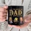 Heart Of The Family 03NAQN060623 Personalized Family Coffee Black Mug
