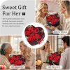 Heart-Shaped Rose Gift Box Foam Artificial Roses for Valentine’s Day and Special Occasions