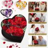 Heart-Shaped Rose Gift Box Foam Artificial Roses for Valentine’s Day and Special Occasions