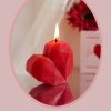 Heart-Shaped Scented Candle for Romantic Gifts