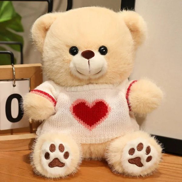 Heart Sweater Teddy Bear Plush