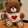 Heart Sweater Teddy Bear Plush