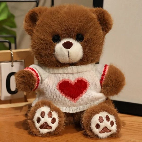 Heart Sweater Teddy Bear Plush