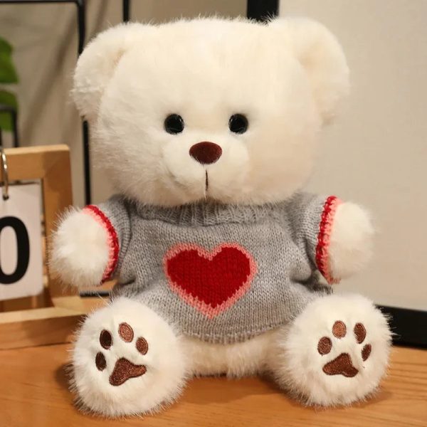 Heart Sweater Teddy Bear Plush