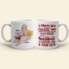 Heartbeat I Choose You, Personalized Coffee Mug, Funny Couple, Gifts For Couple