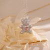 Heartbeat Teddy Bear Pendant Necklace