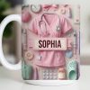 Heartfelt Gift for Dedicated Nurses - Personalized Custom Coffee Mug - NUR058_MG