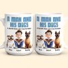 Heartwarming Pet-Themed Mug Personalized 'A Man and His Dogs' Design, Ideal Gift for Dog Owners