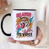 Heaven Lifts its Voice in Praise Christian Personalized Mug, Tiger Psalm 19:1 Bible Verse Gift with Custom Name