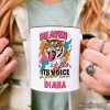Heaven Lifts its Voice in Praise Christian Personalized Mug, Tiger Psalm 19:1 Bible Verse Gift with Custom Name