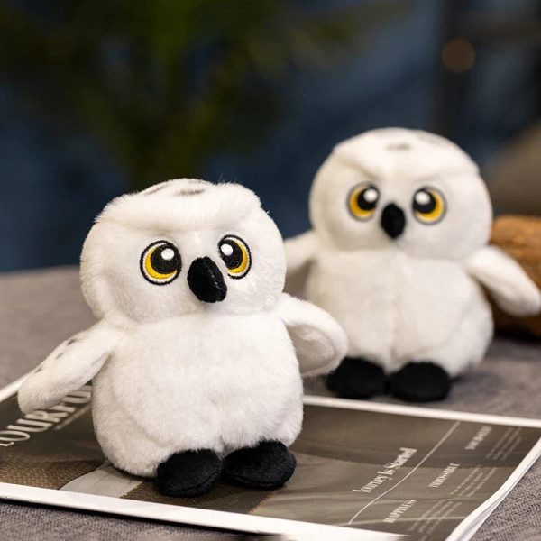 Hedwig Owl Plush Toy Soft Stuffed Animal Cute Shoulder Plush for Kids