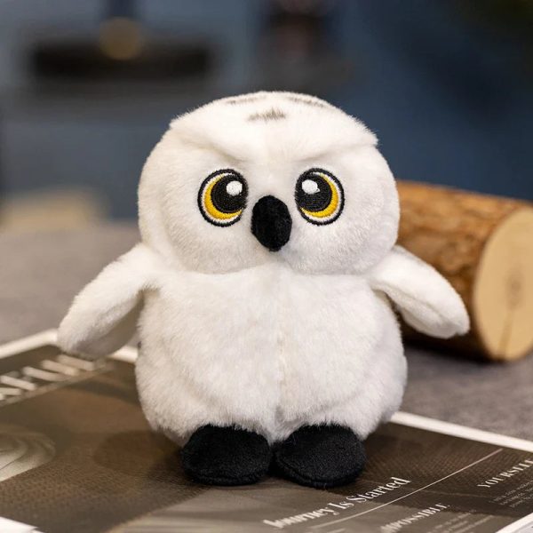 Hedwig Owl Plush Toy Soft Stuffed Animal Cute Shoulder Plush for Kids